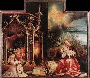 Matthias  Grunewald Concert of Angels and Nativity china oil painting artist